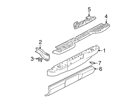 Sonoma BUMPER & COMPONENTS - REAR 2
