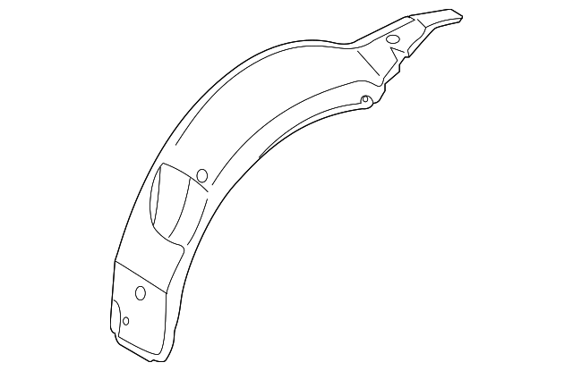 997-502-216-04-GRV Деталь OUTER WHEELHOUSE, RIGHT