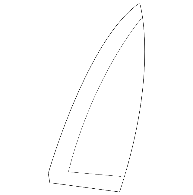 20813540 BEZEL, LEFT