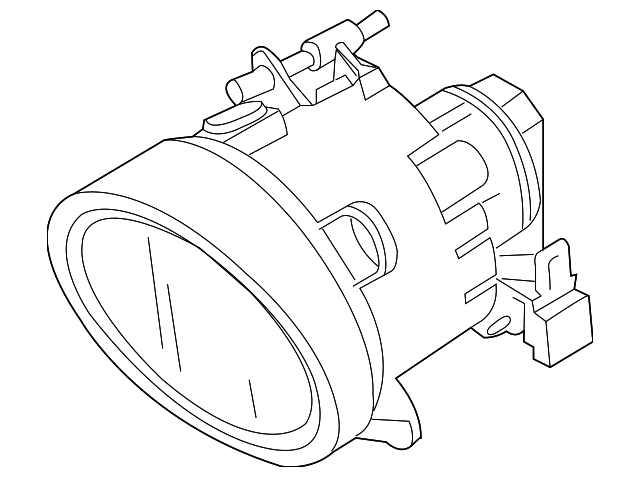 XBJ500020 Деталь FOG LAMP, RIGHT