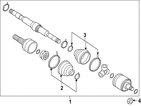 Drive Axles for 1996 Nissan Sentra #0