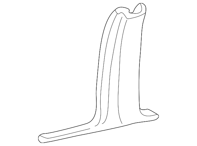 6W1Z-5424347-AAA Деталь LWR CTR PLR TRIM, LEFT
