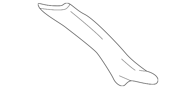 7W1Z-5403598-AA Деталь WINDSHIELD PILLAR TRIM, RIGHT