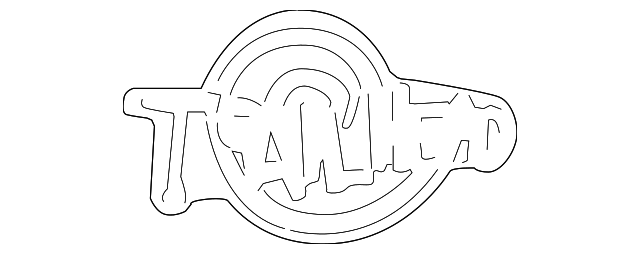 YL5Z16720DAA Деталь NAMEPLATE