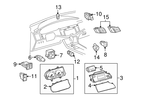 HVAC/AUTOMATIC TEMPERATURE CONTROLS for 2010 Toyota Avalon #2