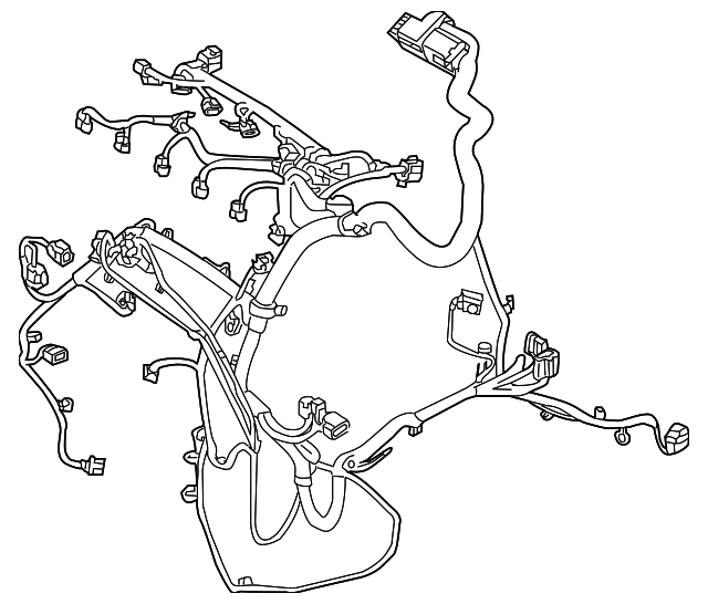 LR040012 Деталь ENGINE HARNESS
