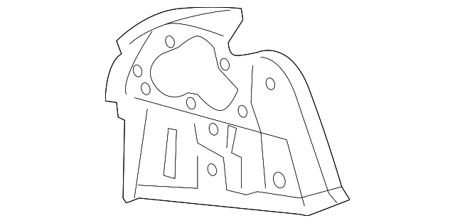 12832524 Деталь TAIL LAMP POCKET, RIGHT
