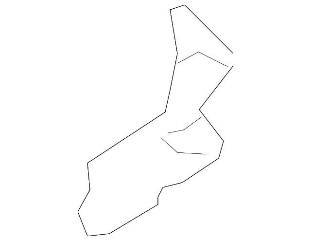 12832561 Деталь REINF PLATE, LEFT