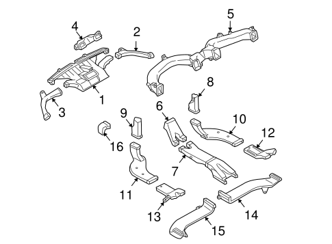 Body/Ducts for 2014 Nissan Murano #2