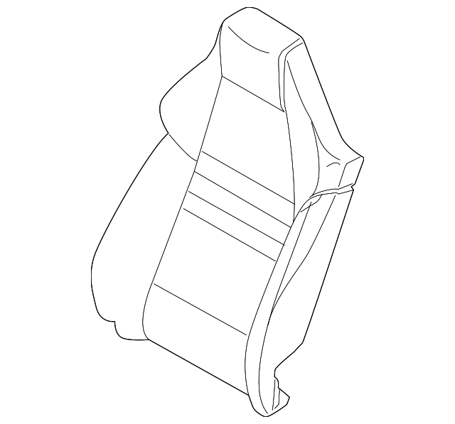 970-522-531-18 Деталь SEAT BACK PAD, LEFT