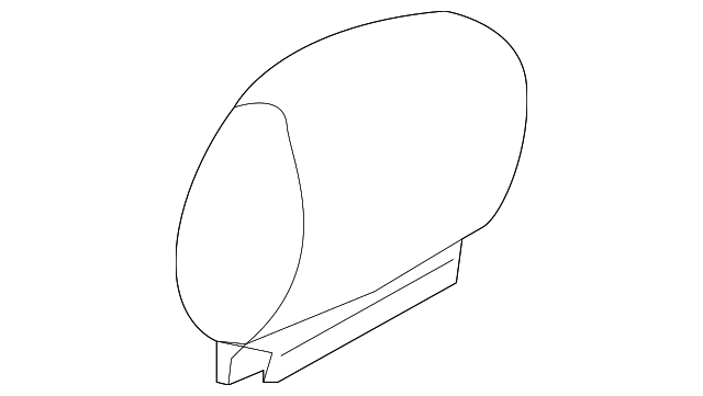 92146730 Деталь HEADREST COVER, LEFT
