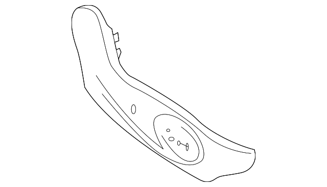 92148274 Деталь OUTER COVER, RIGHT