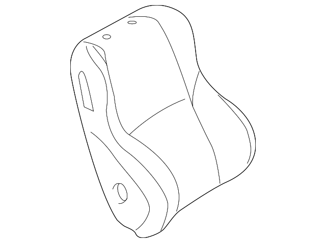 92146828 Деталь SEAT BACK COVER, RIGHT
