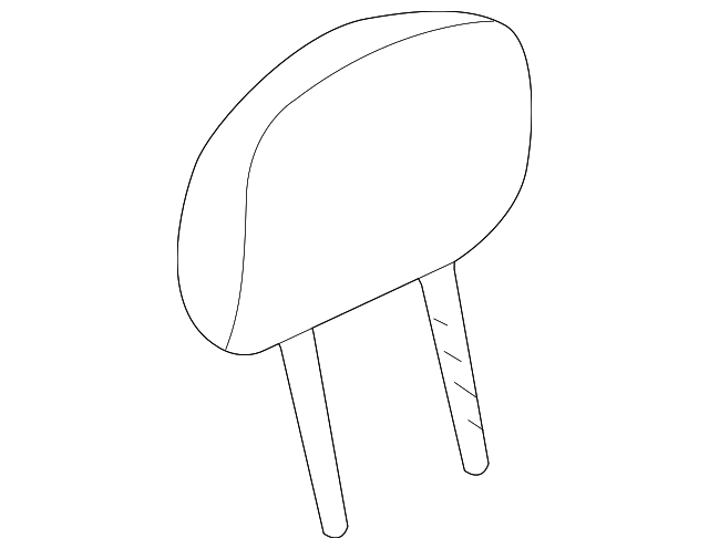 92146652 Деталь HEADREST PAD, LEFT