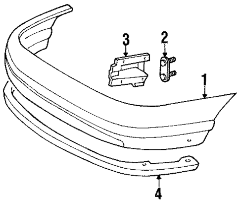 Mystique BUMPER & COMPONENTS - REAR