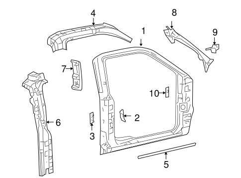 Body/Uniside for 2004 Ford F-150 #3