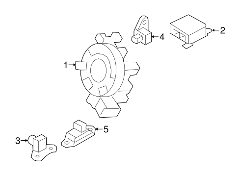 Electrical/Air Bag Components for 2015 Nissan GT-R #2
