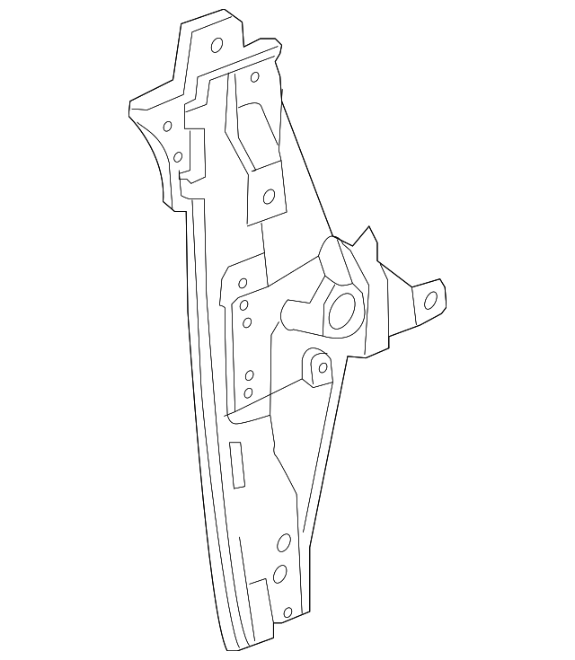 13297108 Деталь WINDOW REGULATOR, LEFT
