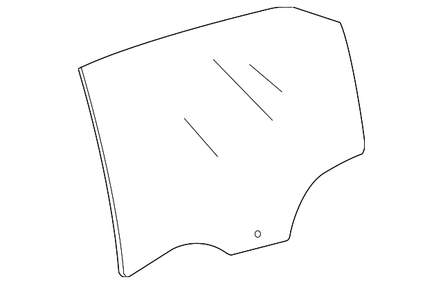 12772863 Деталь DOOR GLASS, RIGHT