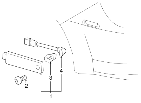 Electrical/Bulbs - Chassis for 2008 Chevrolet Cobalt #6