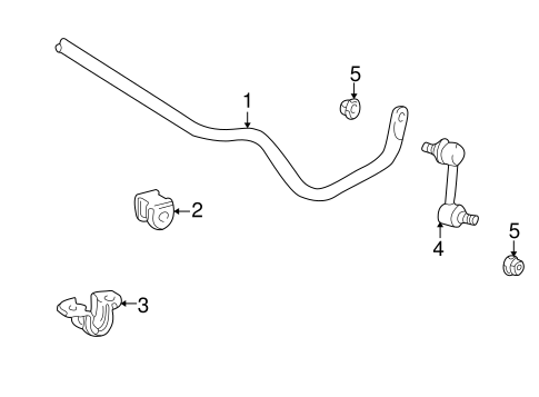 REAR SUSPENSION/STABILIZER BAR & COMPONENTS for 2001 Toyota Celica #1