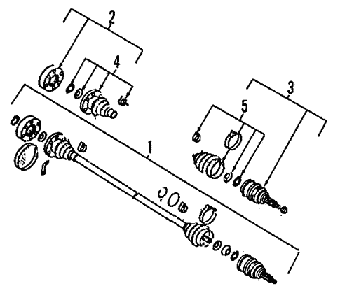 Axle Shafts & Joints for 1997 Volkswagen Jetta #0