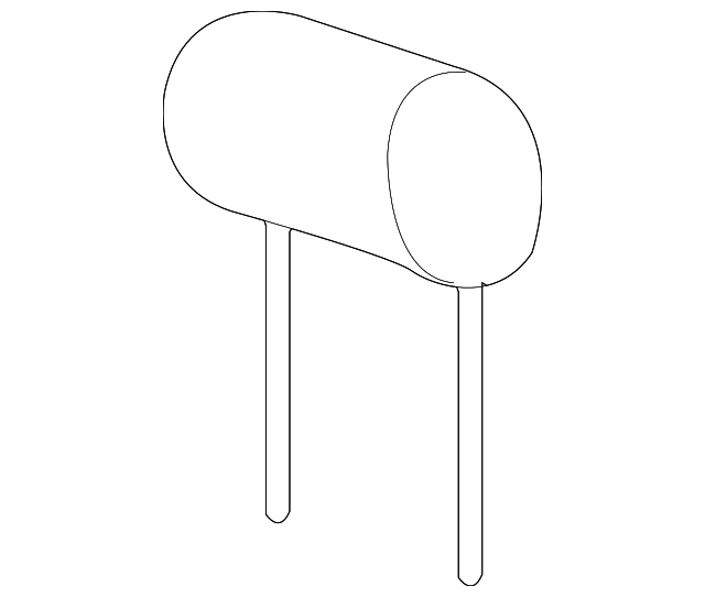 C2S14439ADX Деталь HEADREST, OUTER, LEFT