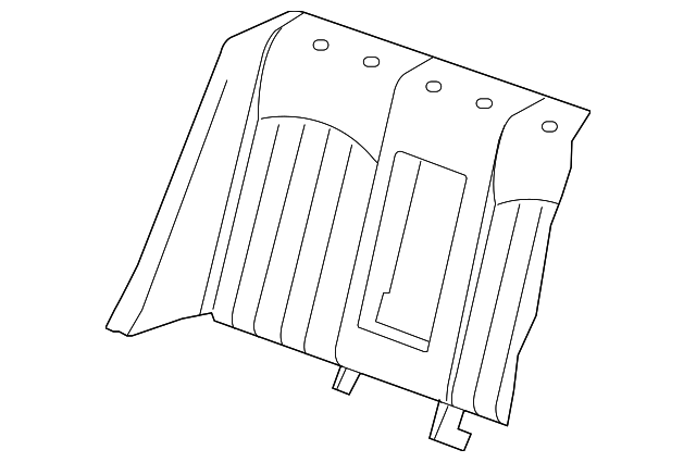 C2S14448LHJ Деталь SEAT BACK COVER