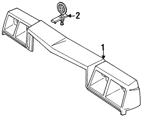 Body/Front Panel for 1988 Buick LeSabre #1