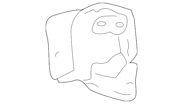 88971504 Деталь AM/FM CD MOUNT BRACKET, LEFT