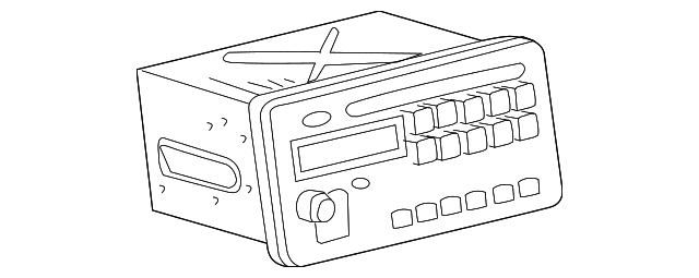88972141 Деталь AM/FM CD