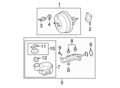 BODY/MASTER CYLINDER - COMPONENTS ON DASH PANEL for 2008 Toyota Yaris #1