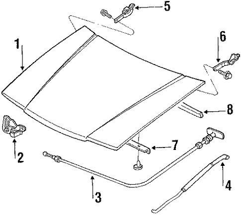 Tracer HOOD & COMPONENTS