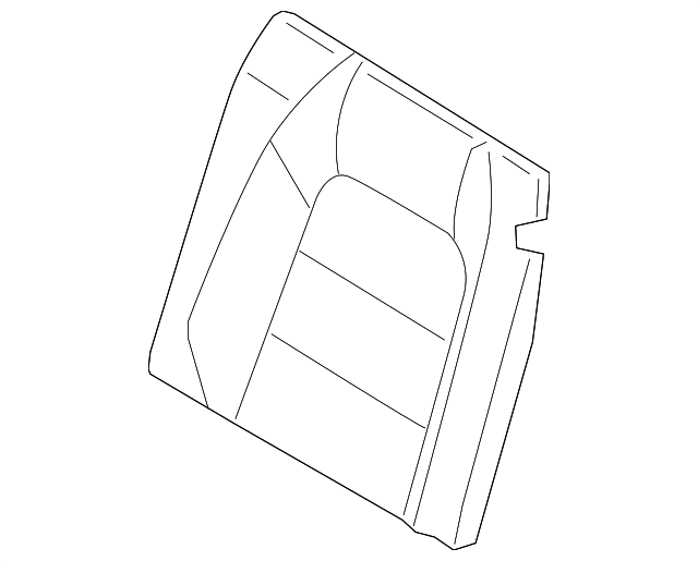 FR3Z-6366601-CD Деталь SEAT BACK COVER, LEFT