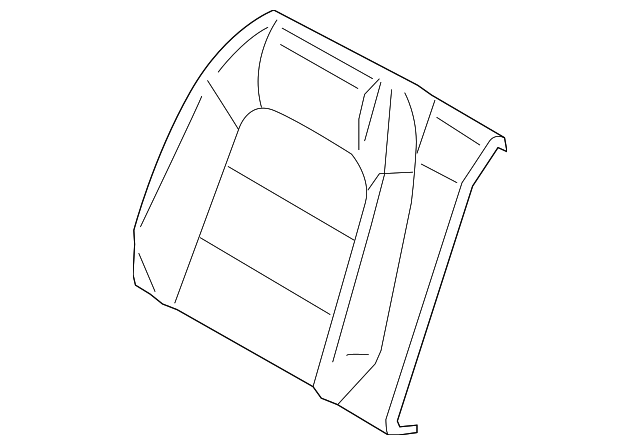 FR3Z-6366800-A Деталь SEAT BACK PAD, RIGHT