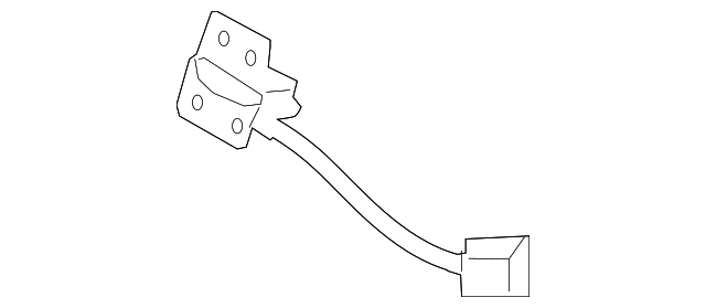FU5Z-9661382-A Деталь LATCH, RIGHT