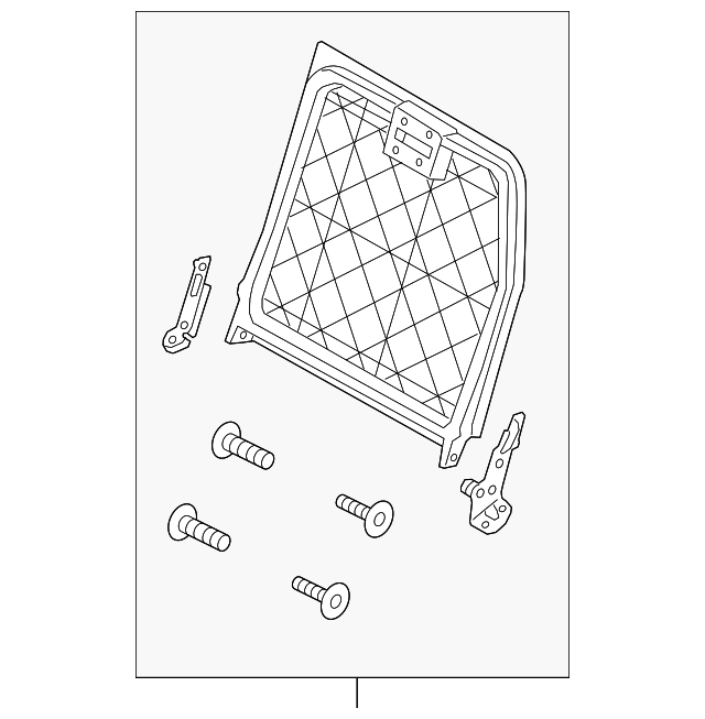FR3Z-63613A38-A Деталь SEAT BACK FRAME, RIGHT
