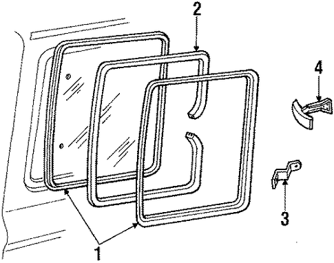 Ranger SIDE GLASS