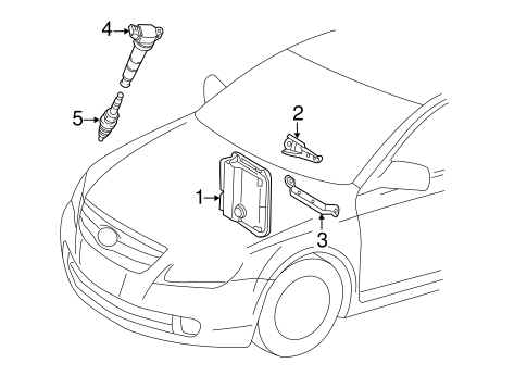 ELECTRICAL/IGNITION SYSTEM for 2012 Toyota Avalon #1