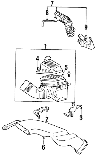 MAINTENANCE & LUBRICATION/FILTERS for 1996 Toyota Tercel #1