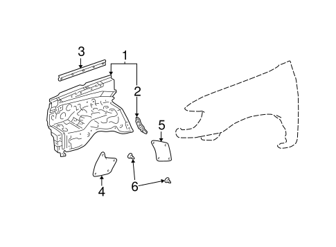BODY/INNER COMPONENTS for 2004 Toyota Tundra #1