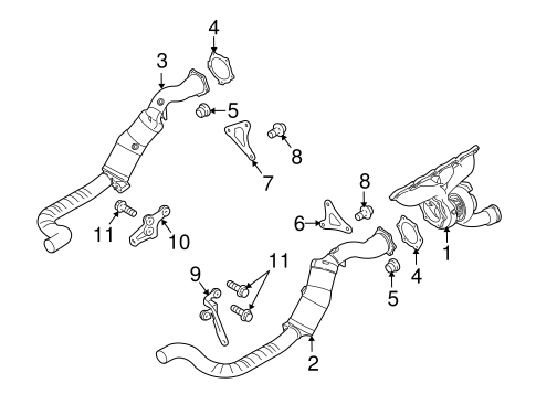 Panamera EXHAUST COMPONENTS 3