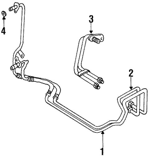 Trans Oil Cooler for 1994 Audi Cabriolet #0