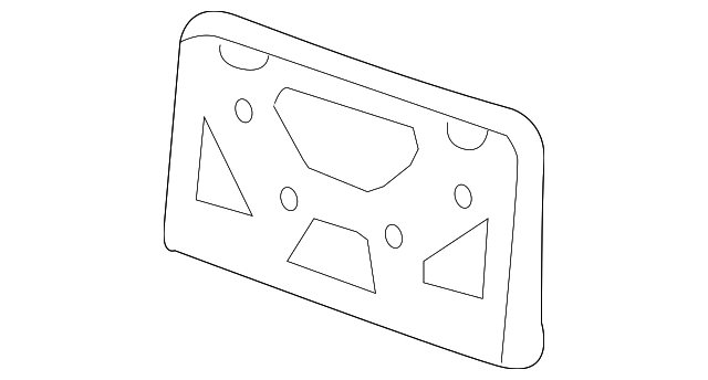 25831822 LICENSE BRACKET