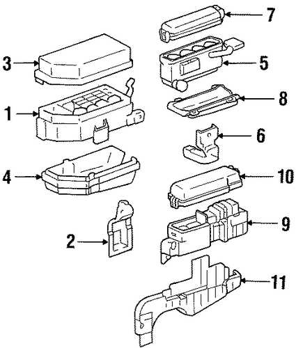 ELECTRICAL/ELECTRICAL COMPONENTS for 1998 Toyota Avalon #1