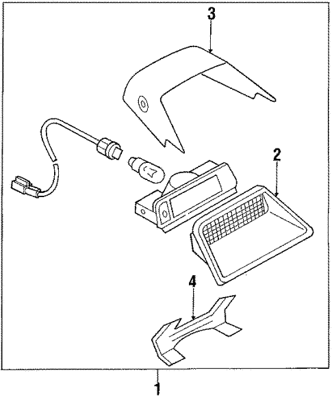 High Mount Lamps for 1988 Mazda 929 #0