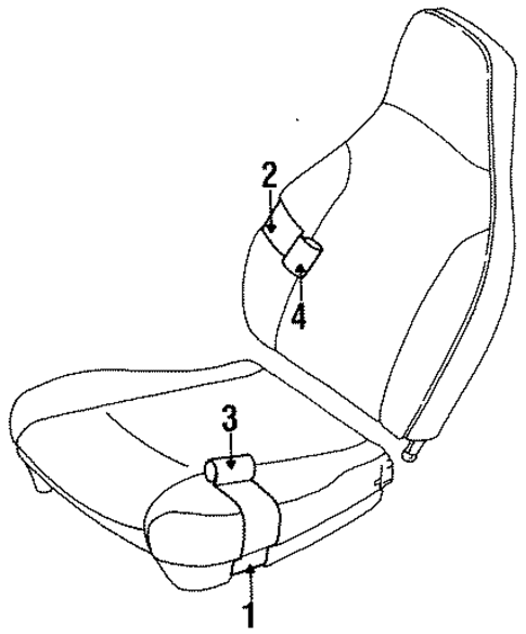 Metro FRONT SEAT COMPONENTS
