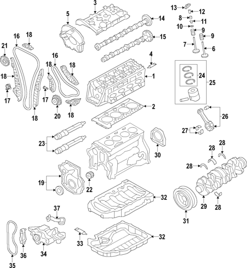 Engine for 2019 Volkswagen Jetta #2