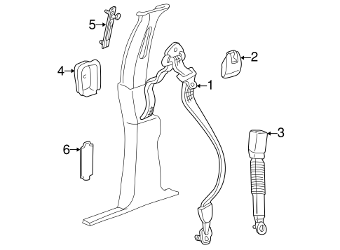Grand Cherokee FRONT SEAT BELTS