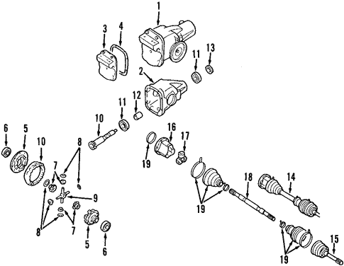 Differential for 2001 Nissan Frontier #0